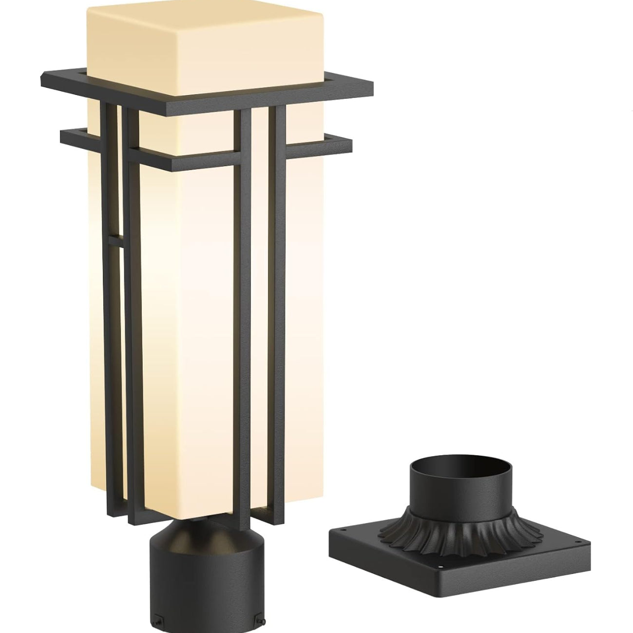 Outdoor Lightpost Lantern with 3-Inch