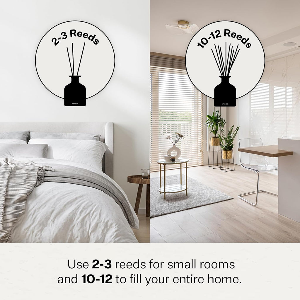 Luxury Scented Reed Diffuser for Home, Earl Grey Bitters - 6.7 Fl Oz