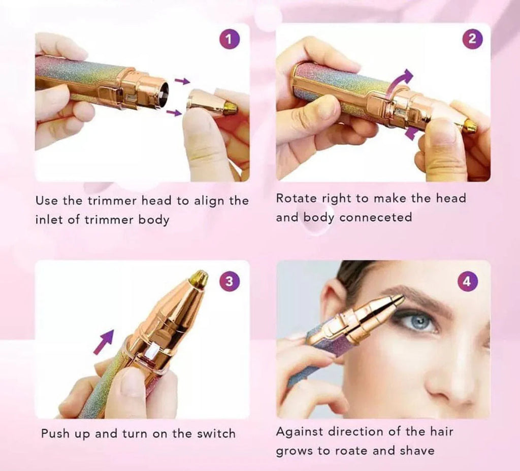 2 In 1 Rechargeable Body Facial Hair Removal